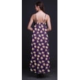 thumbnail image 2 of Bimba Robe Longue Maxi Imprimée en Rayonne à Bretelles Spaghetti Ajustables pour Femmes Boho-X-Grand, 2 of 5
