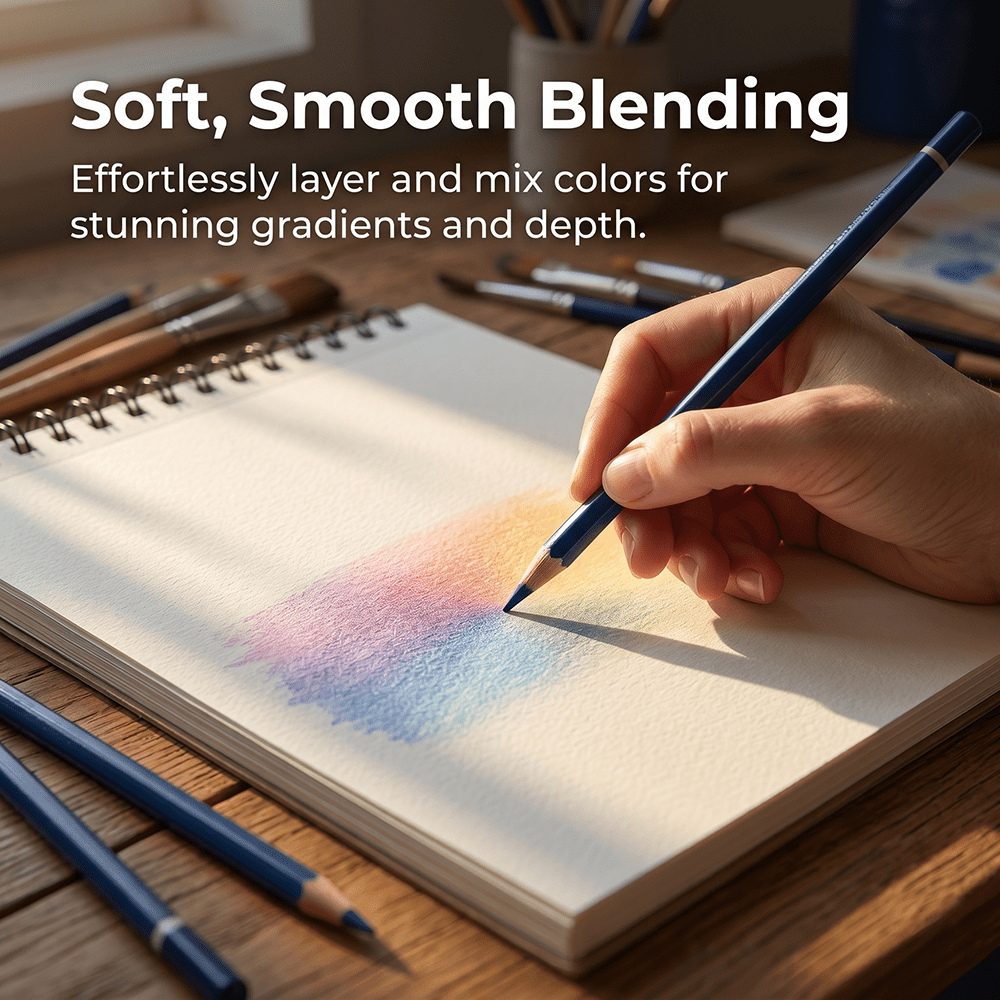 180 Colored Pencils, 180 Oil Based Professional Color Pencils for Artists Adults Coloring Sketching and Drawing,Organized in Presentation Tin Case