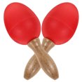 thumbnail image 4 of SHISUYAN 1 Paire d'Instruments de Percussion à Billes de Sable à Main, Hochets en Bois pour Rumba, Instrument de Musique Latine, 4 of 9