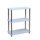 thumbnail image 1 of Anaquel Estante Multiusos Madera Con Acero Inoxidable Blanco ELLEGANCE HOUSEWARE SS34373, 1 of 5