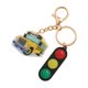 thumbnail image 1 of Llavero con colgante de autobús escolar, acrílico, semáforo, para bolso, mochila, bolso, llaves de coche, cartera, decoración, 1 of 8