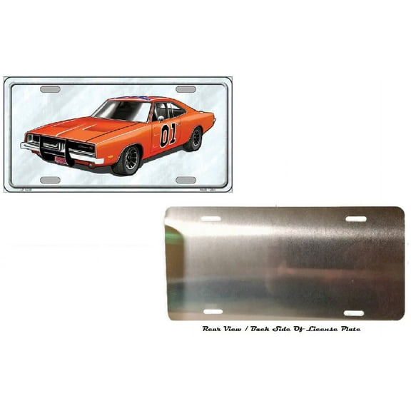 General Lee - Dukes Of Hazzard Novelty Metal License Plate Tag LP-8218