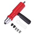 thumbnail image 4 of Kit de adaptador de remachadora Pistola de tuercas de remache eléctrica Herramienta de remachado Adaptador de taladro inalámbrico Sywqhk Para estrenar, 4 of 8