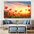 thumbnail image 3 of Inteprter Arte de pared lienzo ilustraciones flor colorida pintura al óleo decoración pintura al óleo abstracta para oficina en casa Decoración del hogar Inteprter HA016570-00, 3 of 4