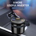 thumbnail image 2 of Amdohai 150W Car Power Inverter High Power QC3.0 Fast Charge 12V to 220V Car, 2 of 9