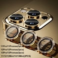 thumbnail image 1 of Protector de lente de cámara con purpurina de diamante para iPhone 13 12 11 Pro Max Mini anillo de Metal Len Glass iPhone14 Plus cubierta protectora Tan Jianjun unisex, 1 of 2