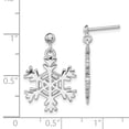thumbnail image 5 of 925 Sterling Silver Snowflake Earrings and Pendant Set; for Adults and Teens; for Women and Men, 5 of 5