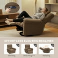 thumbnail image 4 of HOMCOM Fauteuil Inclinable Électrique, Fauteuil Inclinable Rembourré avec Ports USB, 4 of 10