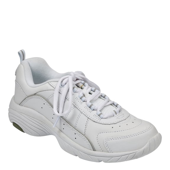 Easy Spirit Women's Punter Leather Shoes White/ Gray Size 8.5 M
