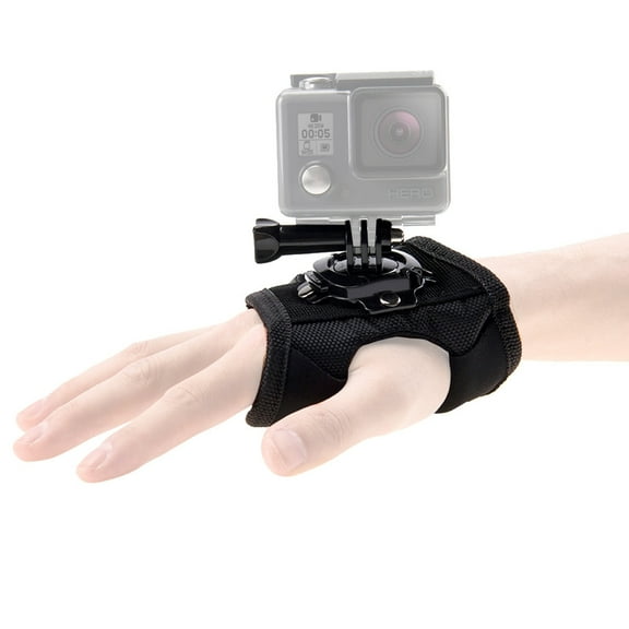 PULUZ 360 Degree Rotation Glove Style Palm Strap Mount Band for GoPro, Insta360, DJI and Other