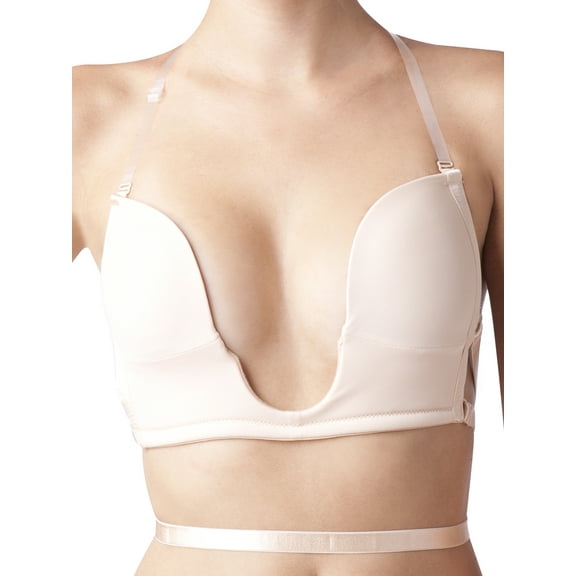Women's The Natural 2303 Sexy Plunge Bra (Nude 2)