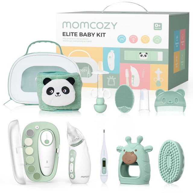 Kit de limpieza para bebés Momcozy Elite Grooming Health Cleansing con lima de uñas