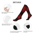 thumbnail image 5 of Pofeuu Spider on the Web Print Compression Socks for Women & Men Circulation - Best Support for Nurses,Running,Athletic,Sports, 5 of 7