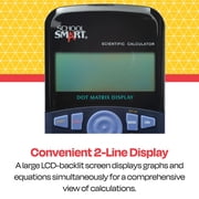 School Smart Scientific Digit Calculator, 5-1/8 x 3 x 1/4 Inches, CS-209, Black