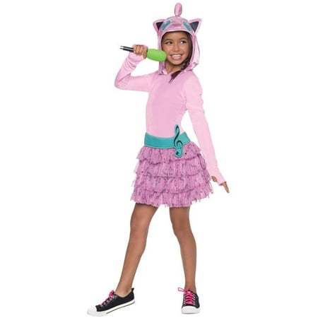 Morris Costumes RU610536MD Jigglypuff Hoodie Dress Kids Costume, Medium
