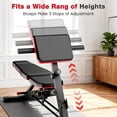 thumbnail image 4 of BAOKALER Weight Bench, 1000LBS Max Load, 8 in 1 Dumbbell Bench with Adjustable Seat Angles, Incline, Decline, and Flat Bench Roman Chair for Full Body Home Gym Workout, 4 of 10