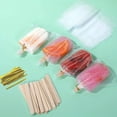 thumbnail image 4 of 12-Cavity Large Homemade Popsicle Maker Set - Ice Pop Molds with 50 Popsicle Sticks, 50 Bags, 50 Ties, Funnel, Recipes, and Cleaning Brush for Easy DIY Ice Pops, 4 of 5
