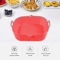 thumbnail image 3 of Silicone Air Fryer Liners, Non-Stick and Heat Resistant for Safe Cooking, Dishwasher Safe for Hassle-Free Cleaning, Versatile for Multiple Cooking Appliances, 3 of 5