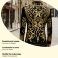 thumbnail image 5 of Men's Black Gold Embroidery Blazer, Court Prince Suit Jacket, Gold Embroidered Blazer, 5 of 7