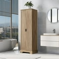 thumbnail image 2 of 71.2" Grey Storage Cabinet (2-Door: Adjustable Shelves, Anti-Tipping Device, Water-Resistant MDF for Bathroom/Office), 2 of 22