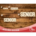 thumbnail image 3 of Unfinished Wood 2025 Senior Shape | DIY Craft Cutout 16" / 1/2", 3 of 3