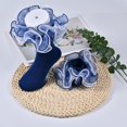 thumbnail image 5 of 1Pairs Toddler Baby Girls Ruffle Soft Double Frilly Lace Socks Kids Cute Ankle Cotton Dress Socks, 5 of 7