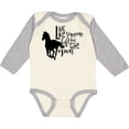 thumbnail image 3 of Inktastic Live Like Someone Left the Gate Open Horse Silhouette Boys or Girls Long Sleeve Baby Bodysuit, 3 of 5