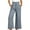 Gray, variant on Wiyuqeen Women's Loose Linen Pants Casual Lightweight Elastic Waist Lounge Pants Wide Leg Trousers with Pocket Summer Trendy Baggy Beach Long Pant