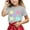 Gray, variant on Summer Tops Kids Girls Summer Casual Letter Print T Shirts Multicolor Round Neck Short Sleeves Tops Baby Girl Summer Clothes Pink 12 Months-18 Months