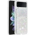 thumbnail image 5 of Glitter Liquid Case for Samsung Galaxy Z Flip 4 5G for Girls Women, Bling Quicksand Clear Soft TPU Cover Shiny Sparkle Luxury Floating Protective Case for Samsung Galaxy Z Flip4 White, 5 of 12
