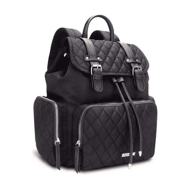 Pañalera Mochila Moderna Impermeable Bolsa Negro