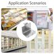 thumbnail image 3 of GAXIRE 4Ud Clips Para Estantes De Refrigerador Inoxidable Soporte Resistente Para El Hogar, 3 of 8