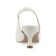 thumbnail image 4 of Journee Womens Mikoa Kitten Heel Sling Back Pointed Toe Pumps, Widths Available, 4 of 10