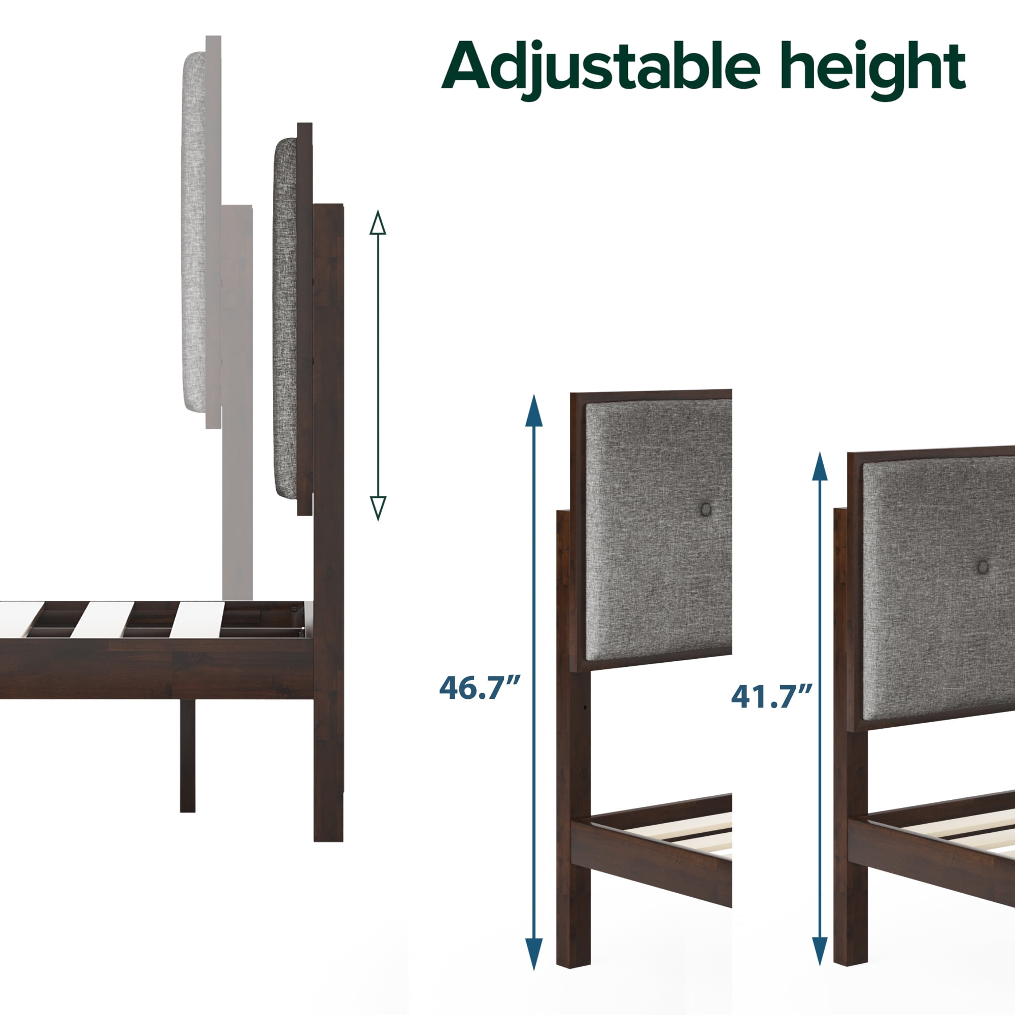 Zinus Moiz 12 inch Platform Bed with Headboard