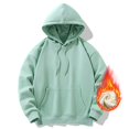 thumbnail image 2 of Wyzesi Fall Sweatshirts for Men Embroidered Male Solid Color Hooded Long Sleeved Pullover Sweatshirt, 2 of 7