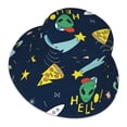 thumbnail image 3 of Gaeub Funny Spaceships Printed Double Sided Reflective Bucket Hat Foldable Sun Hat for Camping Hiking Fishing, 3 of 9
