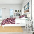 thumbnail image 3 of Designart 'Purple Sea Shells' Coastal Duvet Cover Set, 3 of 4
