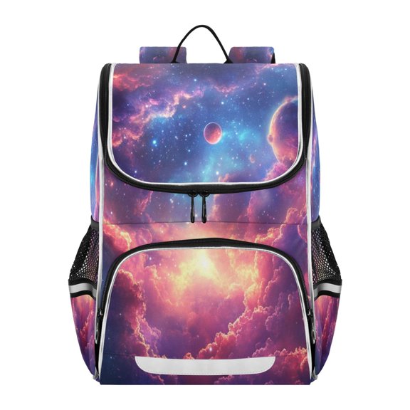 YAZAOO School Backpack Travel Bag Bookbags Bookbags Celestial Embrace Pattern