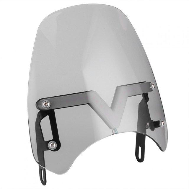 parabrisas parabrisas Motocicletas Deflector de viento Parabrisas delantero W / V Luces LED Seales de giro Apto para YAMAHA Color transparente,Carenado delantero para motocicletas, Deflector de viento Higoodz Accesorio de coche