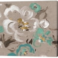 thumbnail image 1 of Brushed Petals II Teal by Pela, Canvas Wall Art, 1 of 1