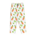 thumbnail image 6 of Fotbe Vegan Fruit Carrot Women's Pajama Pants,Sleepwear Pants,Pj Bottoms Drawstring And Pockets-, 6 of 7