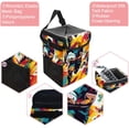thumbnail image 2 of Football Foldable Car Trash Can with Lid - Leak-proof Hanging Storage Bag for Car Trash Bin, Car Garbage Can, 2 of 6