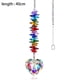 thumbnail image 2 of Prisma de cristal de la lámpara colgante del atrapasueños de cristal del corazón para la decoración del jardín del hogar, 2 of 5