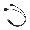 thumbnail image 4 of 5X USB 2.0A Male Auf 2 Dual USB Female Y Splitter Verteiler Adapter Kabel, 4 of 9