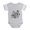 Heather Gray, variant on CafePress - Zodiac Distressed Virgo_Wh - Cute Infant Baby Football Bodysuit