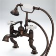 thumbnail image 1 of Water Creation F6-0004-03-PX Robinet de Baignoire Classique Réglable au Centre - Bronze Huilé&44; Brun, 1 of 1