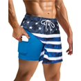 thumbnail image 4 of Bañador Hombre SURF CUZ con Forro Compresivo y Bolsillos con Cremallera de 5", 4 of 8