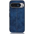 thumbnail image 1 of KOMI Phone Case for Google Pixel 9, Case for Google Pixel 9 Pro Cow-Like PU Leather Style Protector Cover, Non-Slip Shockproof Cover for Google Pixel 9/9 Pro Case Blue, 1 of 5