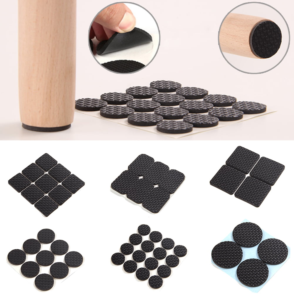 Details about   4-16Pcs Chair Leg Cap Rubber Feet Protector Pads Furniture Table Covers Round US 