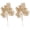 (Tall ) Gold Antlers Grass - 2 Pcs, variant on PETGLE Artificial Gold Fern Plants Large Leaves Tall 23" - 5 Pack, Fake Boston Ferns Golden Plant Decoration Plastic Faux Foliage Shrubs Simulated Leaf for Party Wedding Table Centerpiece DIY Décor